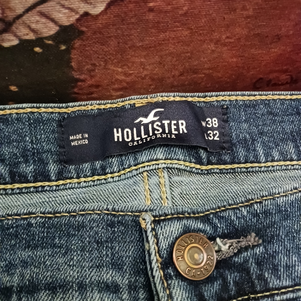 🧥👖Hollister California Size W.38 Jeans🧢🛍👢🥾Boot Cut✂️,Hollister EpicFlex.👕 - Picture 6 of 15